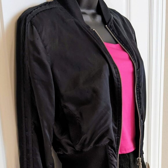 Victoria Secret Vintage Jacket Black Small - Picture 4 of 5